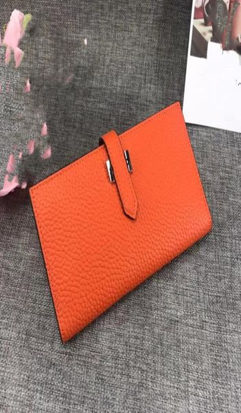 

5a r brand wallets original whole ladies togo leather zipper long coin purse classic fashion casual card holder cre5559104, Red;black
