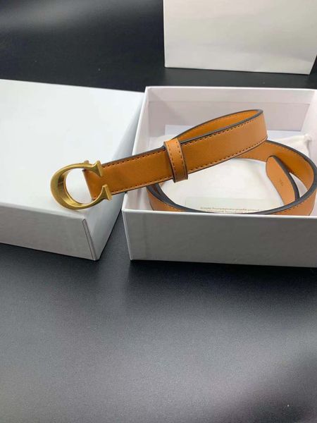 

belts for women designer thin belt casual for belt woman gold buckle 2.3cm width 4 colour cowhide belt size 95-115 with box fashion women&#0, Black;brown