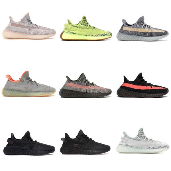 

running yeezzys shoes for men women salt slate zebra oreo dazzling blue mx rock beluga reflective turtle dove bred runners granite grey size