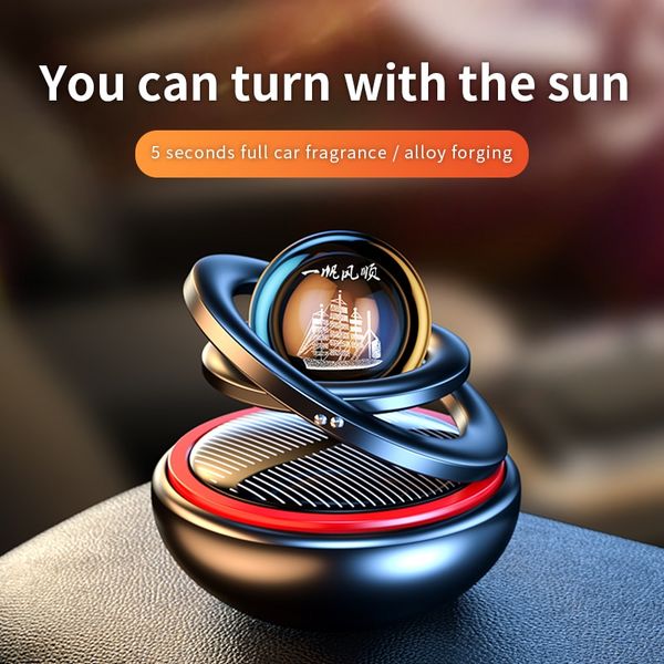 

solar car air freshener rotatable aromatherapy diffuser cars perfume accessories for men and women fors car ands home interior aroma 30 styl