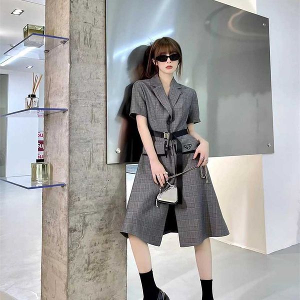 

26% off clothing designer quality family early autumn new fashionable and handsome three-dimensional decorative slim double pocket plaid lon, Black;gray