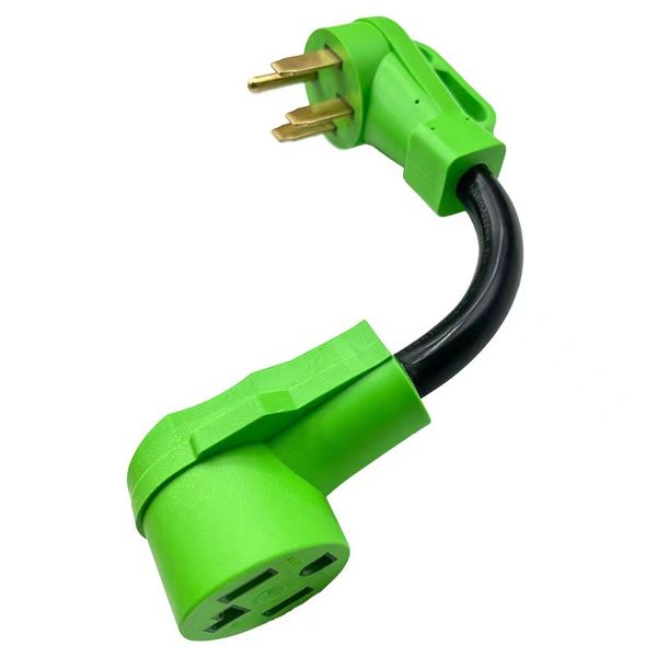 

14-50P to 14-30R adapter cable, American standard RV generator power cord conversion plug