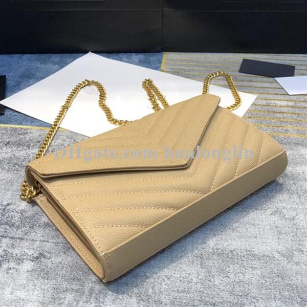 

genuine leather handbag women bag original box messenger shoulder purse chain evening bags clutch258s
