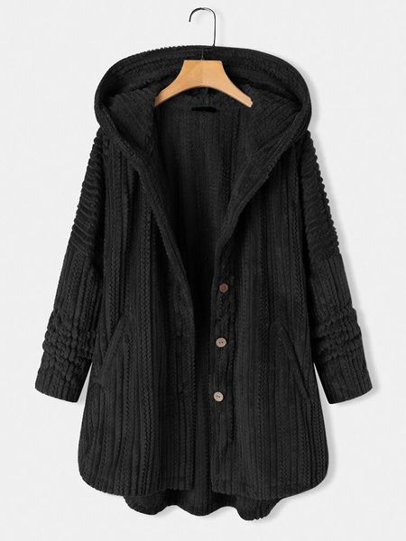 

leather plus size winter hooded women jacket 8xl 7xl 6xl 5xl 4xl coats for female button coats 2022 ladies oversized large sizes parkas, Black