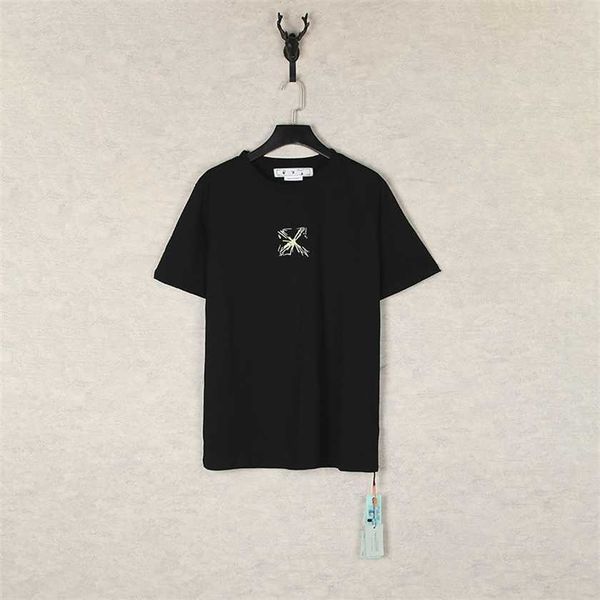 

26% off summer new letter printed short sleeve t-shirt batch, White;black