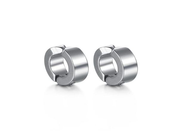 

stud stainless steel ear studs screw barbell piercing earrings ring for women men jewelry decoration8766175, Golden;silver