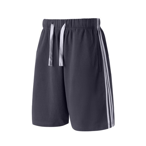 

men's shorts spring and summer new 380g three bars heavy wash water cotton shorts straight loose crotch fashion underwear m-xl, White;black