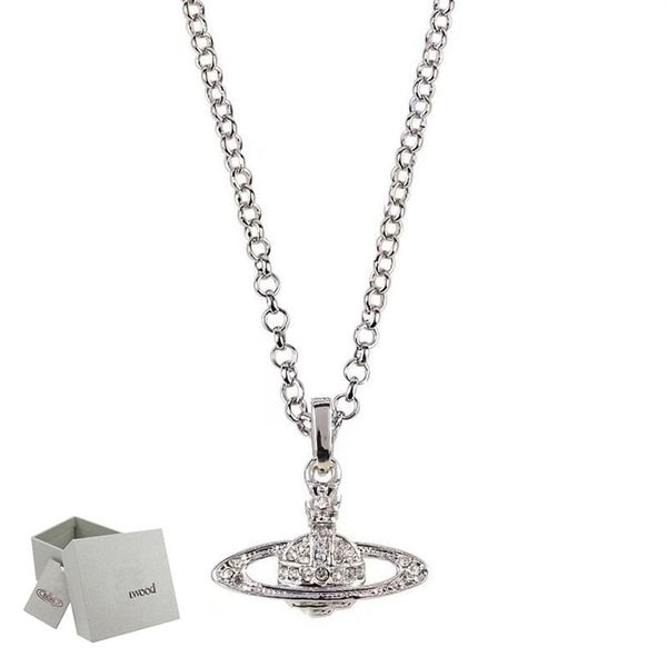 

saturn curved necklace pearls diamond tennis necklace woman silver chains vintage trendy style261n
