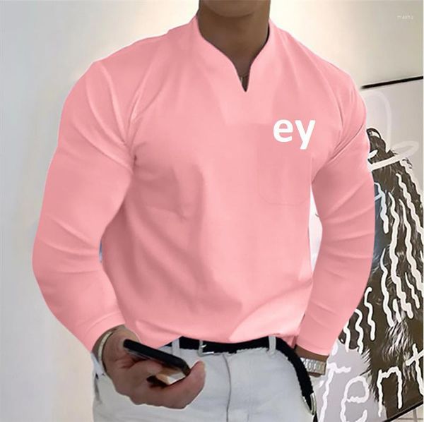 

t shirttmen's t shirts men fashion v-neck long sleeve shirt t, White;black