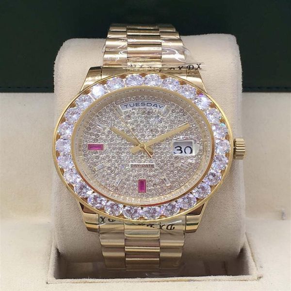 

selling diameter 44mm men diamond watch dial mantianxing automatic machinery men fashion sports watches2077, Slivery;brown