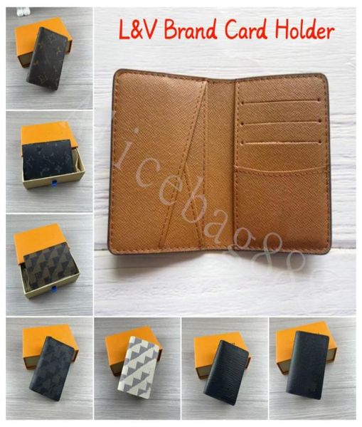 

new designer bag v card holders soft leather mini bags for mens wallet passport pu leather bags with multi style multifunct8288429, Brown;gray