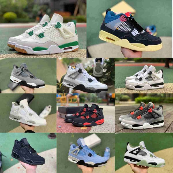 

jumpman pine green 4 4s basketball shoes men women retro union off noir craft pn dust military black cat cream sail white oreo pure money co