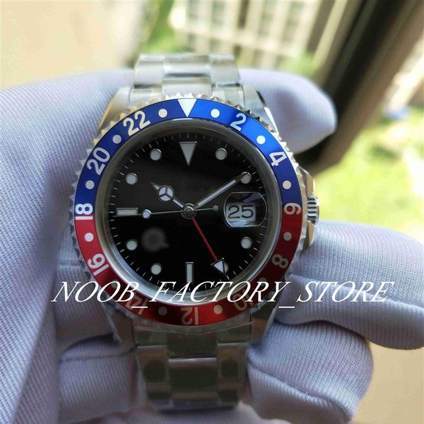 

mens vintage automatic movement 40 mm watch classic old watches 16710 antique stainless steel strap super bp factory diving wristw298l, Slivery;black