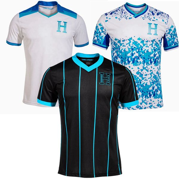 

23 24 honduras soccer jerseys 2023 2024 quioto lozano lopez figueroa elis national football shirt, Black;yellow
