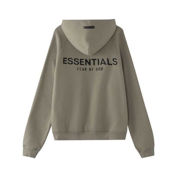 

34% off street fogesessentials new press offset printing letter pure cotton men's women's hooded sweaters for autumn winter warmth, Black