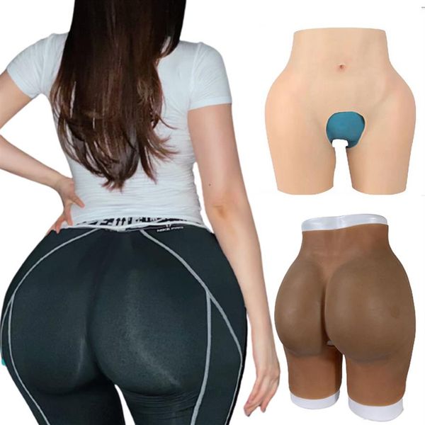 

realistic silicone hips and butt underwear pants thick hip enhancement and crotch thickening panties for women250c, Red;black