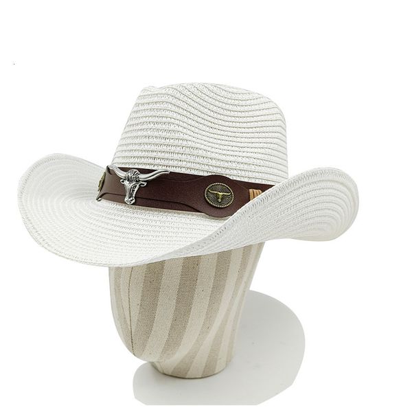 

wide brim hats bucket cowboy 2023 summer thin straw men's gentleman women's jazz sun sombrero 230421, Blue;gray