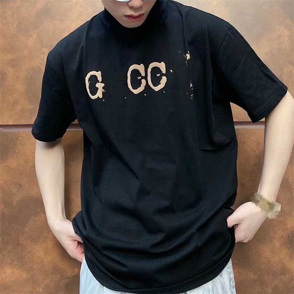 

30% off distinguish between high-end versions of the market gujia personalized print men's and women's relaxed casual fashion shor, White;black