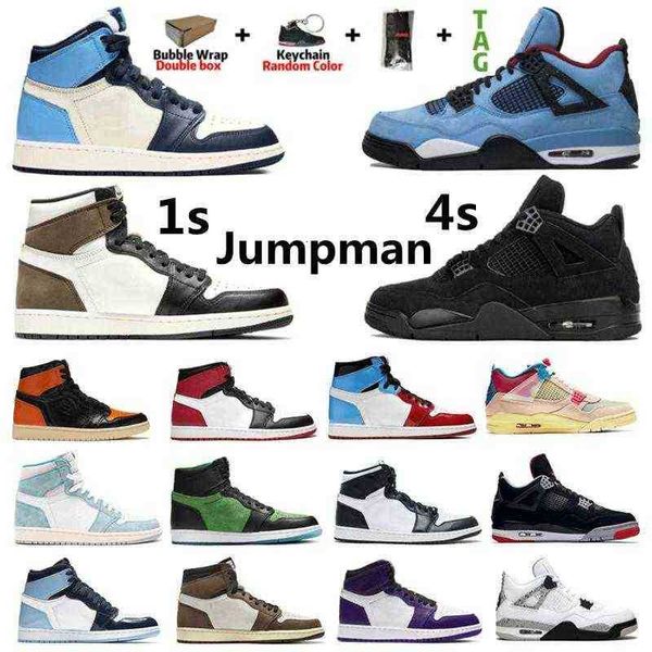 

2021 university blue 1 1s hype royal unc mens basketball shoes obsidian sail black cat bred 4 4s white cement what the guava ice women