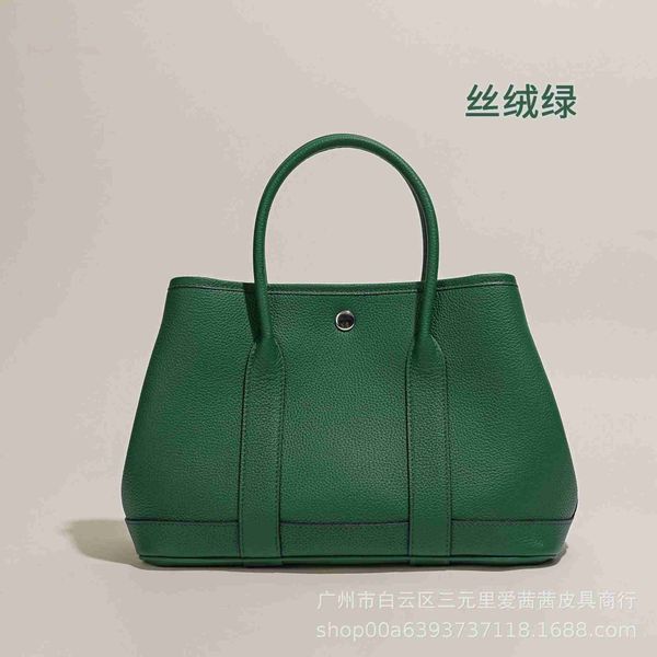 

designer herbag garden party evening 2023 new leather women's single shoulder messenger tote versatile garden portable shopping bucket