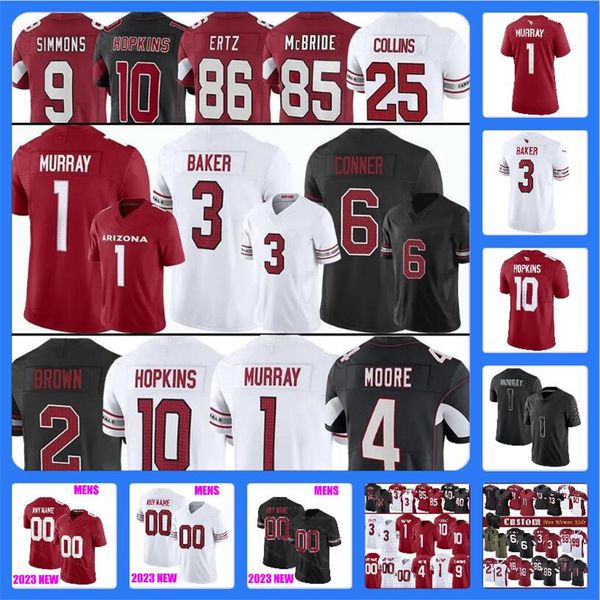 

cardinal kyler murray j.j. watt tee jerseys arizonas budda baker custom football nflbbbbb pat tillman myjai sanders kurt warner zach ertz a., Black