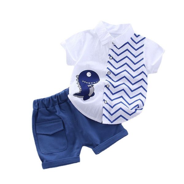 

clothing sets summer children fashion clothing baby boys girls cartoon shirt shorts 2pcs/sets kids infant casual clothes toddler tracksuit 2, White