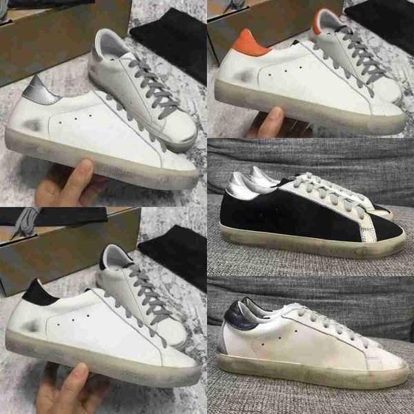 

luxury sneakers classic sequin casual shoes designer italy brand super star sneaker do-old dirty trainers men women trainer golden gooseshoe, Black