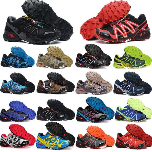 

speed cross 3.0 cs running shoes mens triple black white blue red yellow green speedcross men women trainers outdoor sports mens hiking shoe