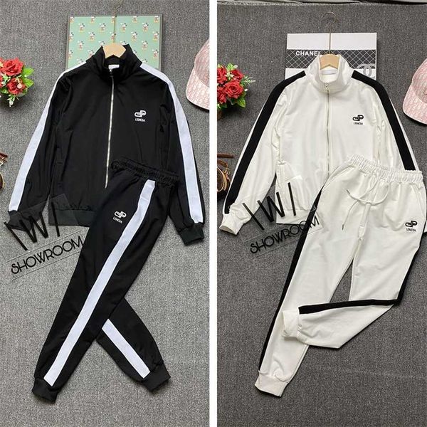 

30% off autumn cotton sports women's cardigan able two piece set european fashion trend, White