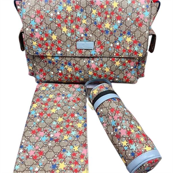 

diaper bag waterproof mommy diaper bag baby baby zipper brown plaid print sales backpack messenger diaper pile tote bag fashion three-piece