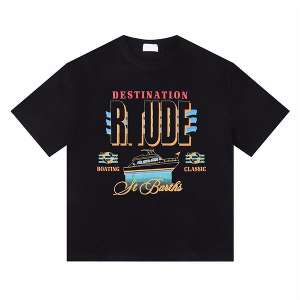 

men's plus tees & polos round t-shirt plus size neck embroidered and printed polar style summer wear with street pure cotton 272s, Black;brown