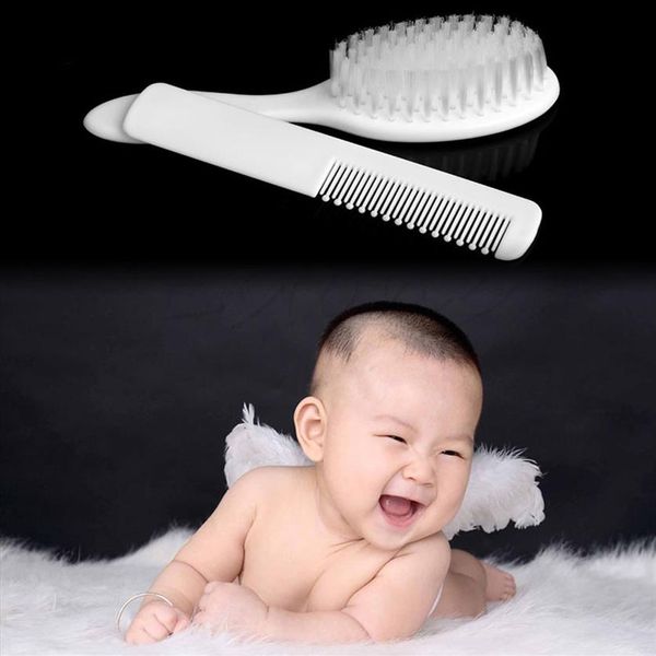 

abs baby hairbrush newborn hair brush infant comb head massager for boys and girls a5646259q, Silver