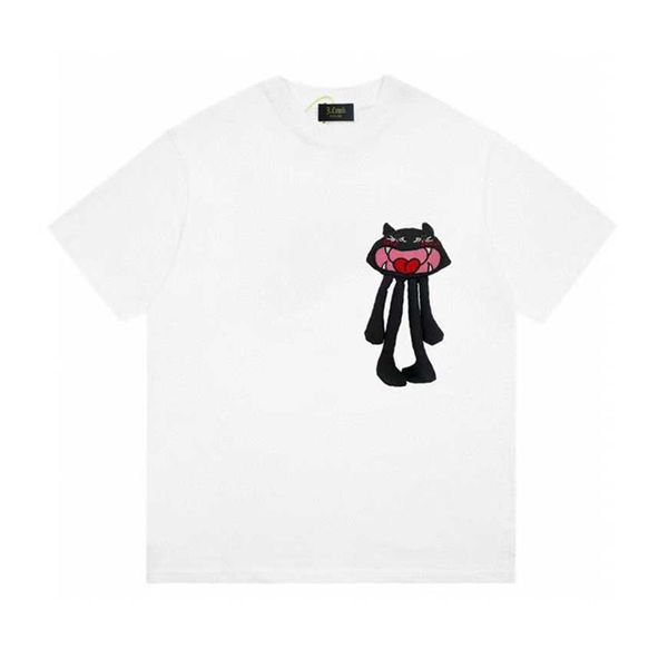 

32% off summer new ce little devil monster casual short sleeve t-shirt tee couple fashion, White;black