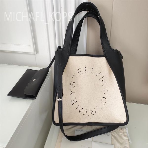 

2021 new fashion women handbag stella mccartney pvc leather shopping bag 369277p