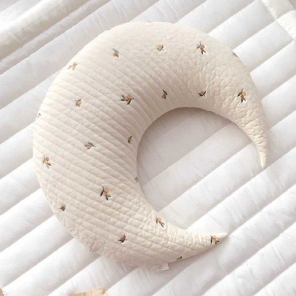 

pillows baby pillow embroidered moon decorative cushion for kids children crib bed s infant 230422