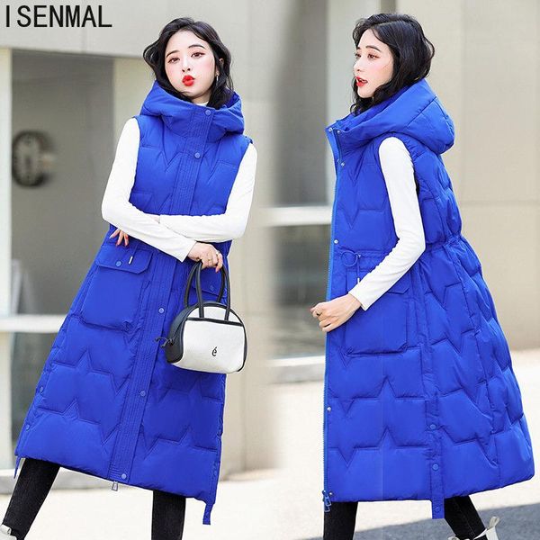 

vests winter vest for women 2022 sleeveless jacket fall winter korean fashion parka elegant ladies chic outwear waistcoat, Black;white