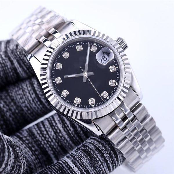 

mechanical watch mens clock 41 36 31 mm stainless steel bezel 2813 movement watches waterproof sport self-winding fashion womens w257k, Slivery;brown