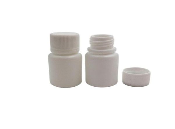 

100pcs 15ml 15g 15cc empty white plastic pill bottles small plastic with lids4066852