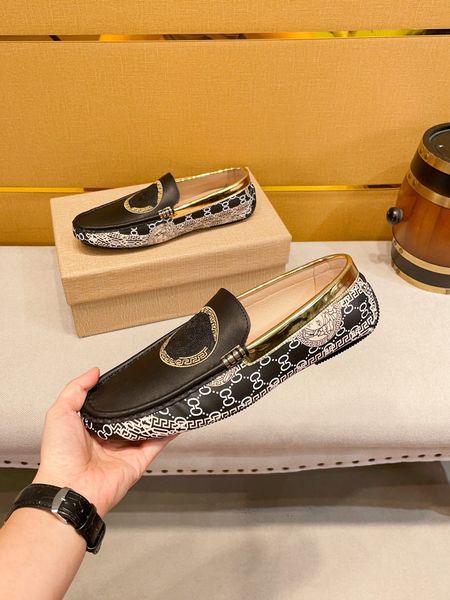 

high-quality boots with metal buckles and stylish casual shoes imported first-layer cowhide soft sheepskin lining the latest slippers are ca, Black