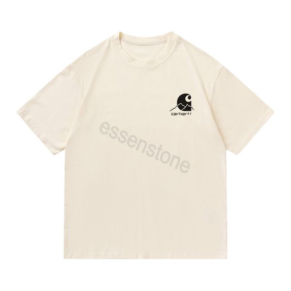 

women's t-shirt designer brand print summer carharrts t shirt for women clothing print o-neck short sleeve t shirt femme loose casual c, White