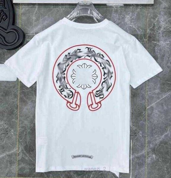 

classic fashion chmen's t-shirts classic shirt heart fashion ch quality brand sanskrit cross pattern sweater designers chromes cotton, White;black