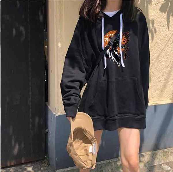 

customized hoodies women diy pullovers sweatshirts girls autumn long sleeve fashion hoodie sweaters hooded streetwear s-2xl 4hrhy, Black