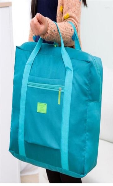 

duffel bags travel folding pouch waterproof handbags women luggage packing cubes totes large capacity bag whole7228512