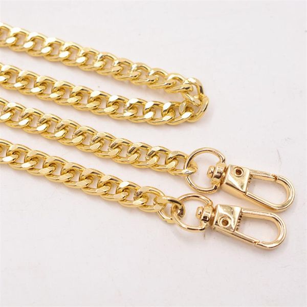 

metal gold chain strap for bag 40-160cm metal alunimium handbag chain accessories for diy replacement bag parts accessories319b, Black