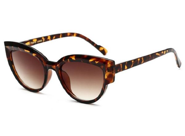 

new fashion cat eye sunglasses women's retro uv400 sunglasses, White;black