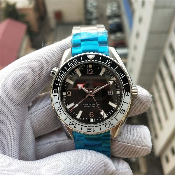 

factory sells watches pographs 600m automatic 2813 movement all working wristwatches full steel mens diving luminous watch273k, Slivery;brown