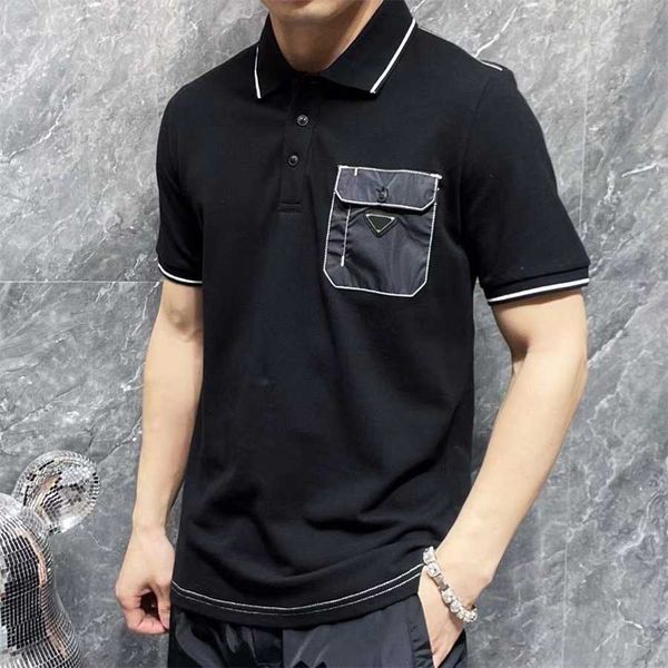 

36% off polo shirt spring new simple urban leisure t-shirt short sleeve men's summer fashion, White;black