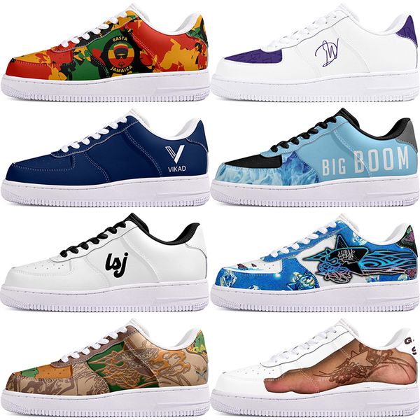 

DIY shoes precious autumn mens Leisure shoes one for beautiful men women casualplatform sneakers Classic cartoon graffiti trainers comfortable sports 28478