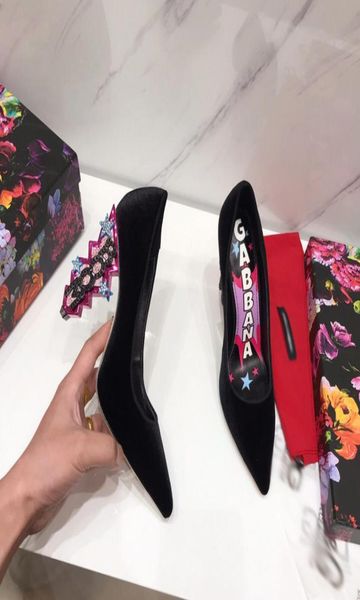 

2021 good quality fashion women luxurys designers shoes designer sandals womens luxury high heels sandal dress shoess with box siz4302065, Black