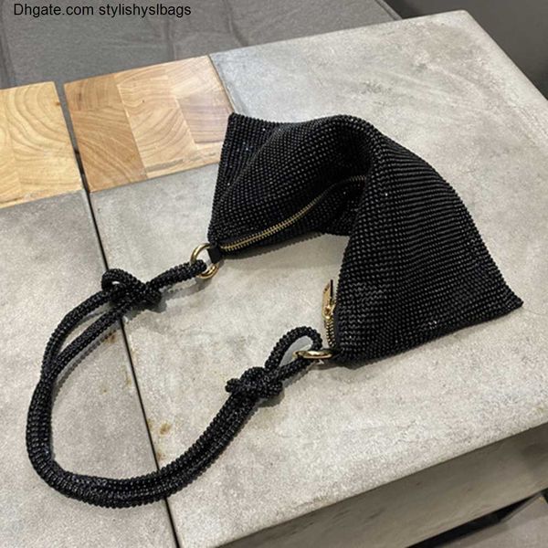 

shoulder bags 2022 fashion rhinestone evening clutch bag women's glittering diamond evening bag ladies party wedding handbag clutch pur